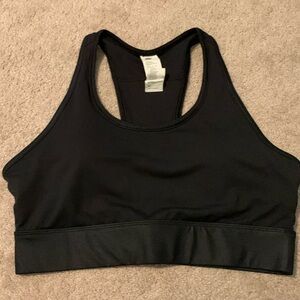 Black Fabletics Sports Bra